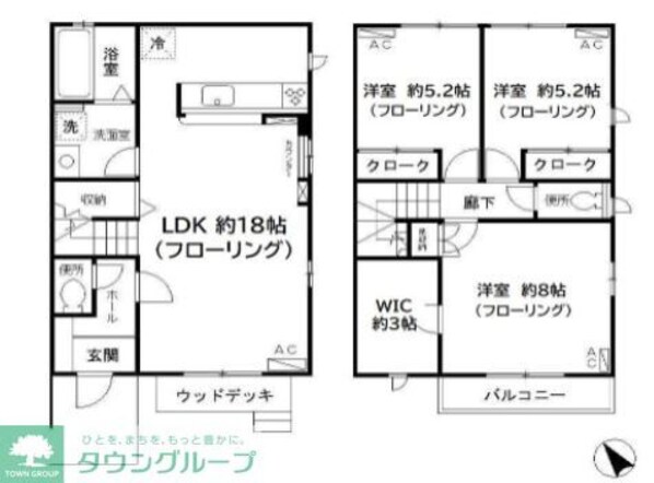 ラ・グリシーヌ鵠沼海岸の物件間取画像